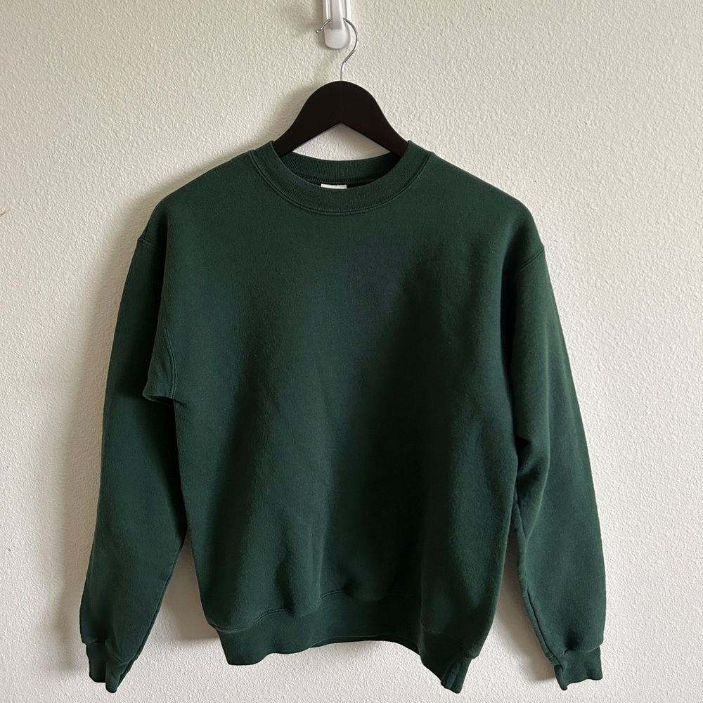 Hanes Crewneck Sweater - Forest Green